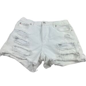 We The Free White Denim Cut Off Shorts Size 29